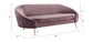 Abey - Sofa - Pink Velvet