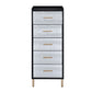 Myles - Jewelry Armoire - Black, Silver & Gold