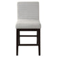 Edwyn - Counter Height Chair (Set of 2) - Gray Linen & Espresso