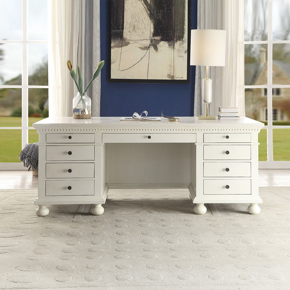 Gustave - Executive Writing Desk - Cream