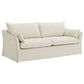 Shane - Sofa With 2 Pillows - Beige Linen