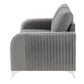 Wenona - Loveseat - Gray Velvet