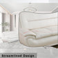 Ainehome Solid Color Faux Leather 3-Piece Living Room Sofa Set with Elegant Design