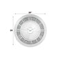 Noralie - 39" Wall Clock - Mirrored & Faux Diamonds