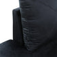 97" Wide Midnight Blue Microfiber L-Shaped Living Room Sectional Sofa Set — image 12