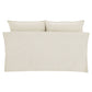 Shane - Loveseat With 2 Pillows - Beige Linen
