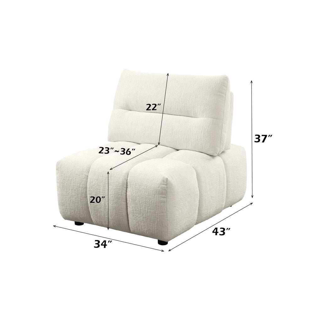 Loanna - Modular Armless Chair