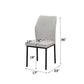 Leander - Side Chair (Set of 2) - Gray Linen