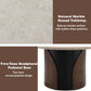 Rufina - Round Dining Table With Marble Top - Natural Marble Top & Walnut