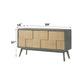 Blayde - Server - Light Gray & Natural