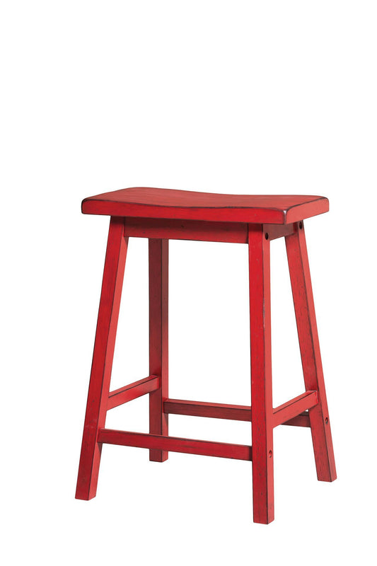 Gaucho - Counter Height Stool (Set of 2) - Antique Red