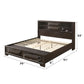 Merveille - Eastern King Bed With Storage - Espresso