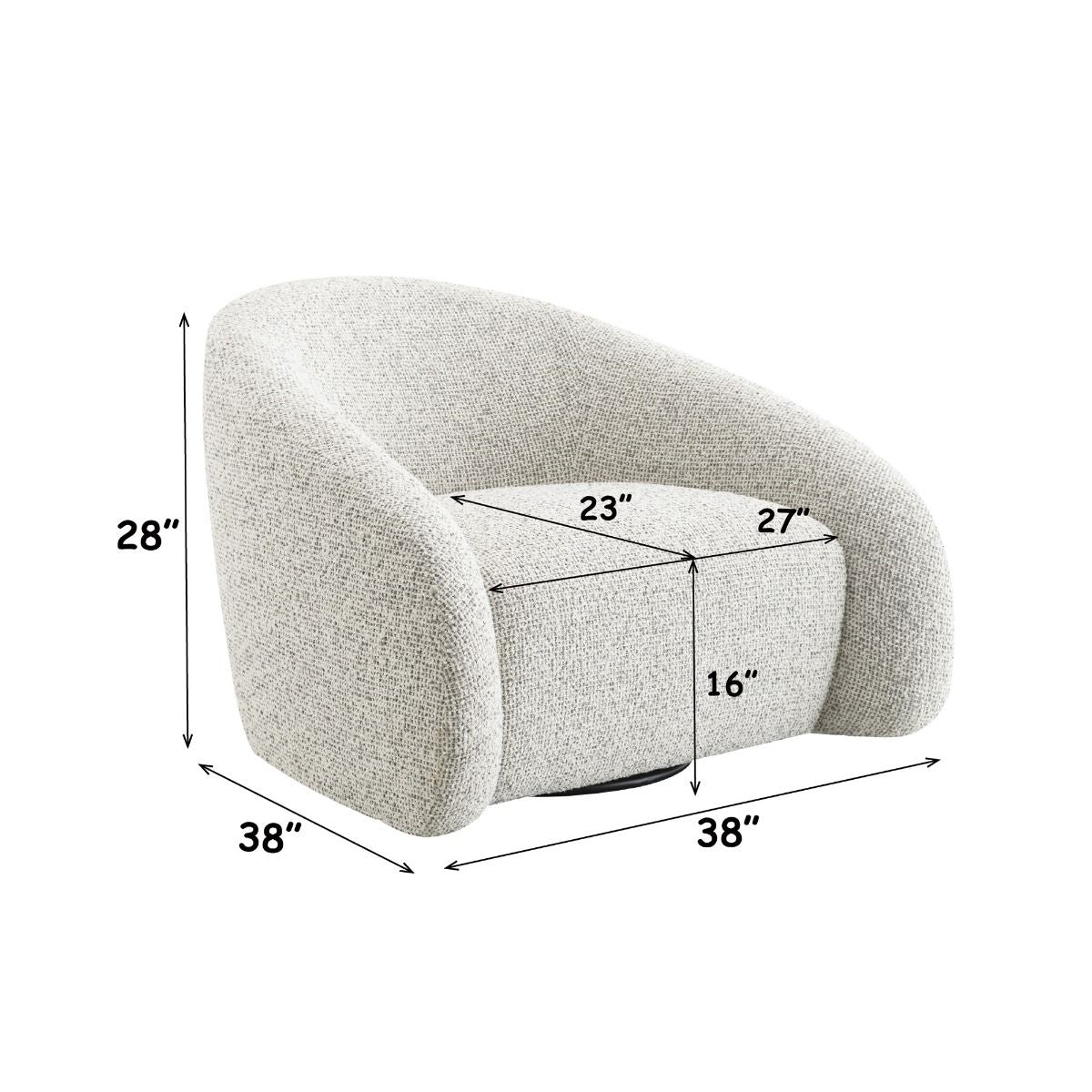 Zoey - Accent Chair With Swivel