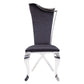 Cyrene - Side Chair (Set of 2) - Black Fabric & Stainless Steel