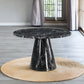 Hollis - Dining Table With Engineered Stone Top - Engineered Stone