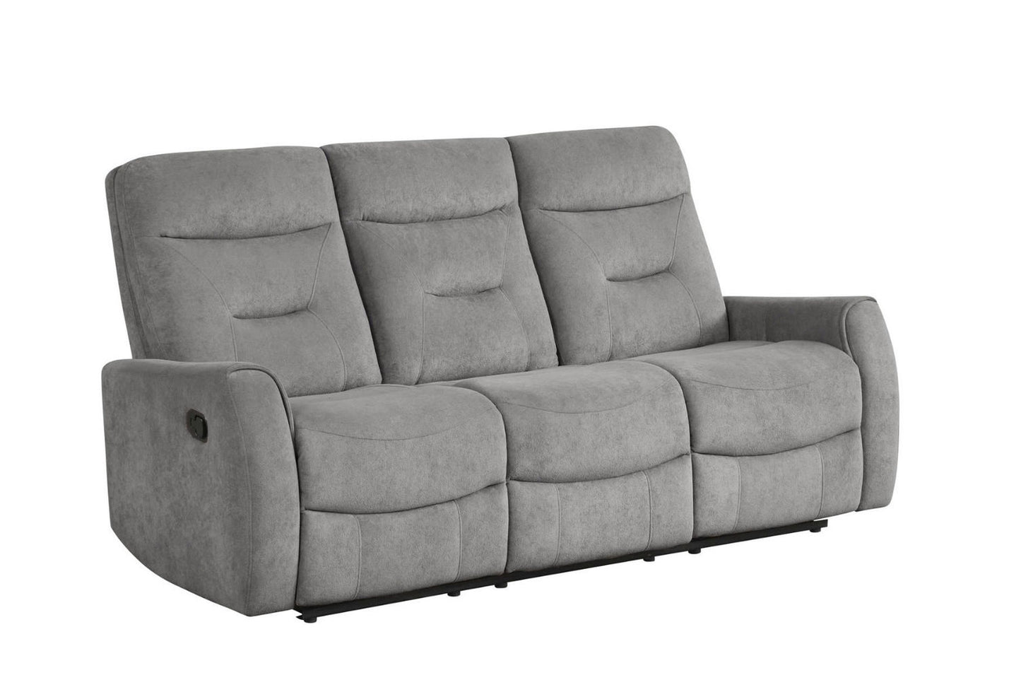 9107 Dark Grey Performance-Fabric Power Reclining Sofa