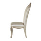 Gorsedd - Side Chair (Set of 2) - Cream Fabric & Golden Ivory