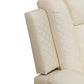 Ainehome White Leather Power Reclining Sofa Set with Smart Consoles & 170° Recline