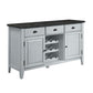 Lanton - Server - Natural Marble & Antique White