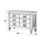 Varian - 34" Server - Mirrored & Antique Platinum