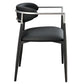 Jaramillo - Arm Chair (Set of 2) - Black Leatherette
