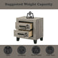 Mari - Nightstand - Light Gray Finish