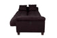Ebony Adjustable Sofa with Hidden Storage and USB Ports