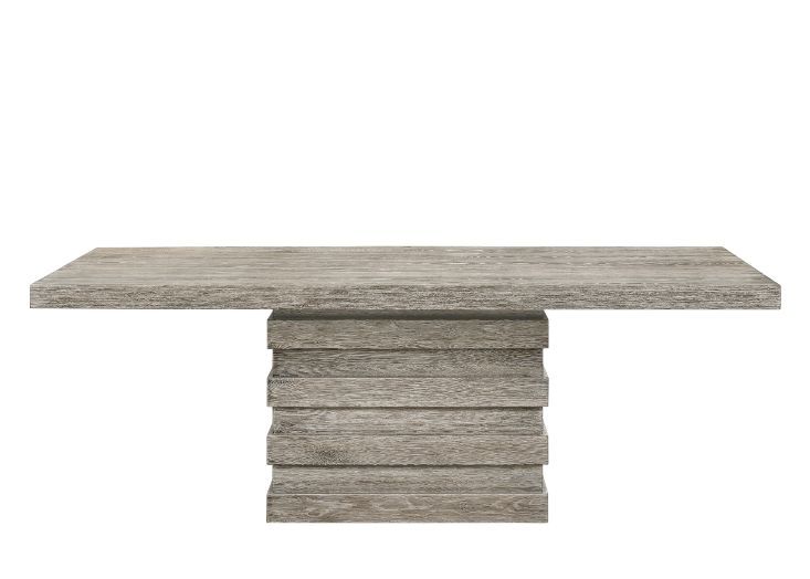 Faustine - Dining Table - Salvaged Light Oak
