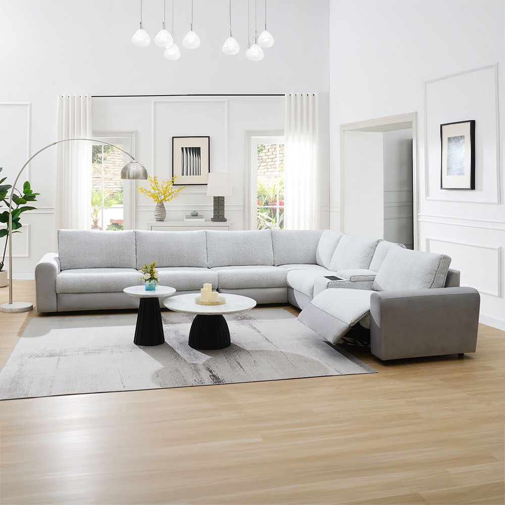 Tarrance - Modular Armless Chair - Gray