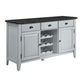 Lanton - Server - Natural Marble & Antique White