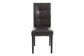 Faux Marble Dining Group with Tufted Chairs