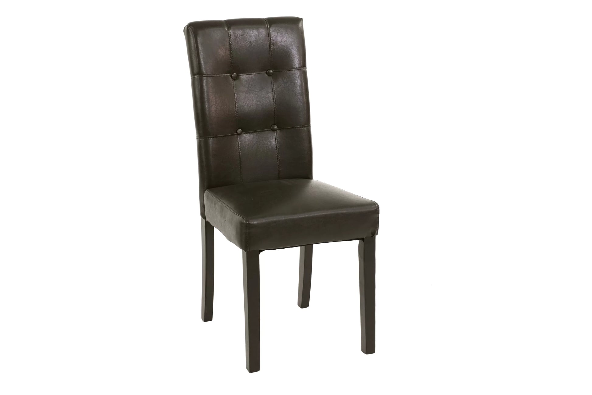 Faux Marble Dining Group with Tufted Chairs