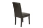 Faux Marble Dining Group with Tufted Chairs