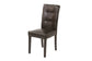 Faux Marble Dining Group with Tufted Chairs