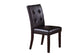 Faux Marble Dining Group with Tufted Chairs