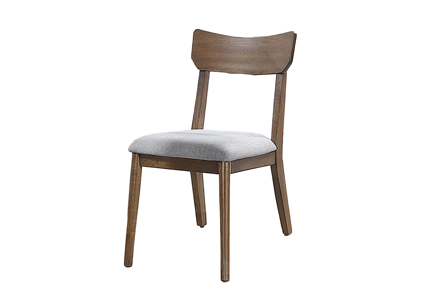 Walnut Dining Group with Curved-Back Chairs