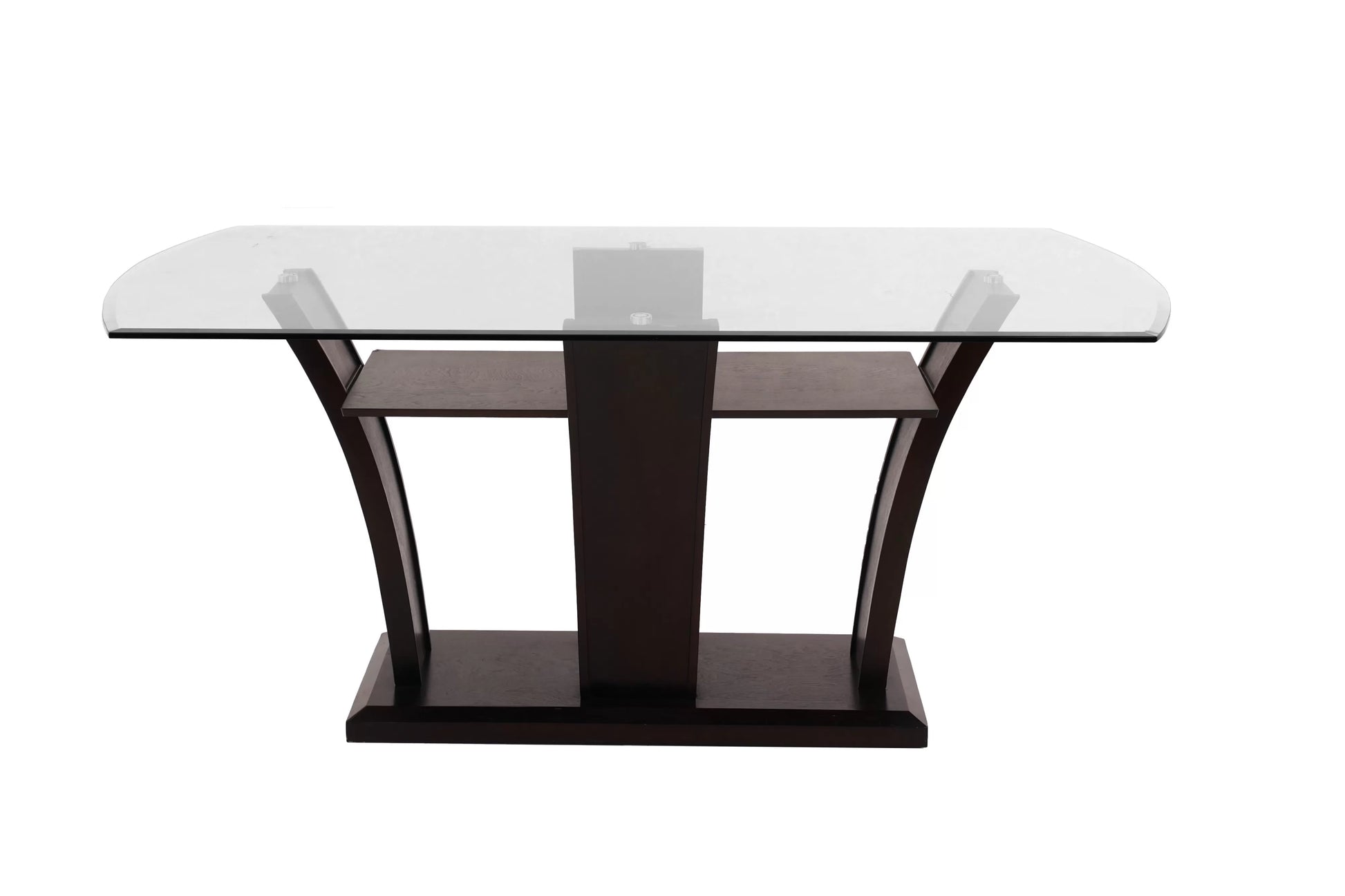 White Glass-Top Dining Group with Two Chair Styles