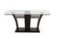 White Glass-Top Dining Group with Two Chair Styles