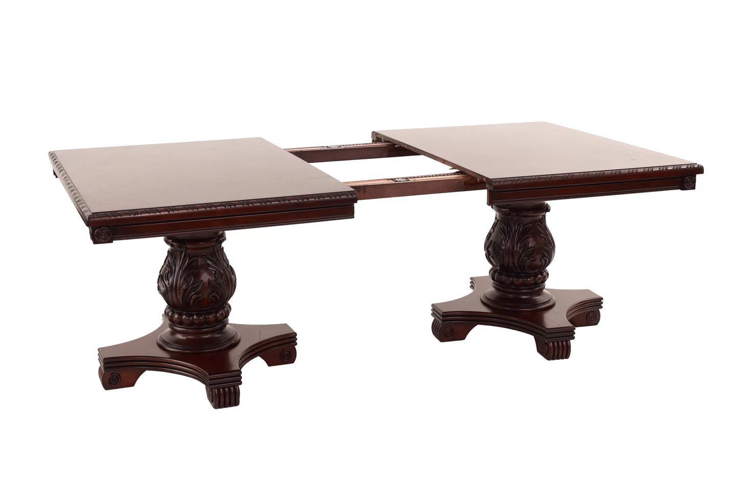 Traditional Extension Dining Group with Side and Armchairs