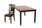 F2294 7-Piece Dining Set by Poundex - view 4