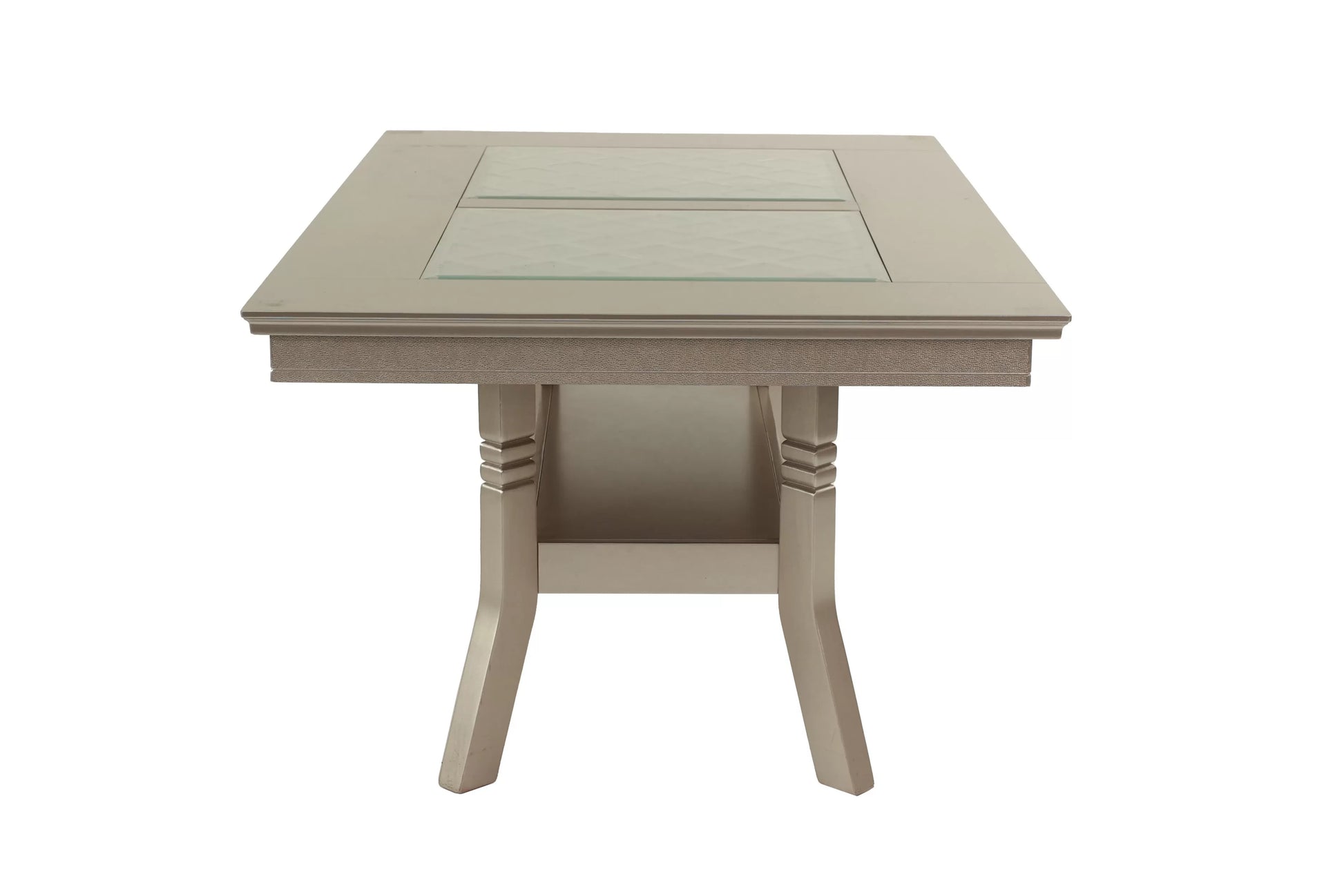 Glass-Top Storage-Shelf Dining Group 3