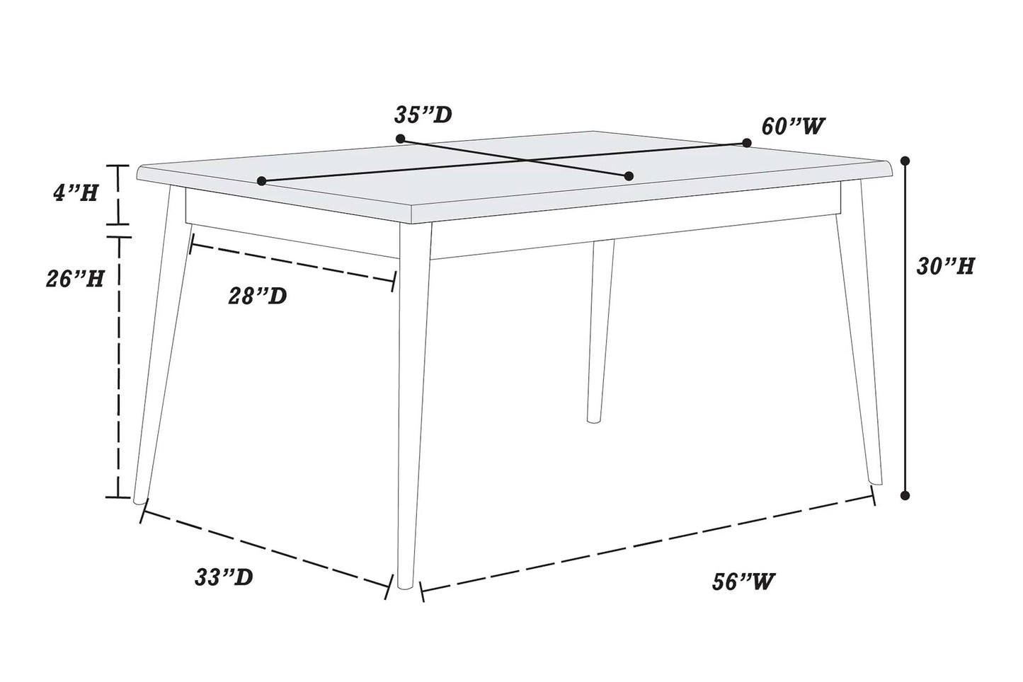 Modern Two-Chair-Style Dining Group — F2496-7