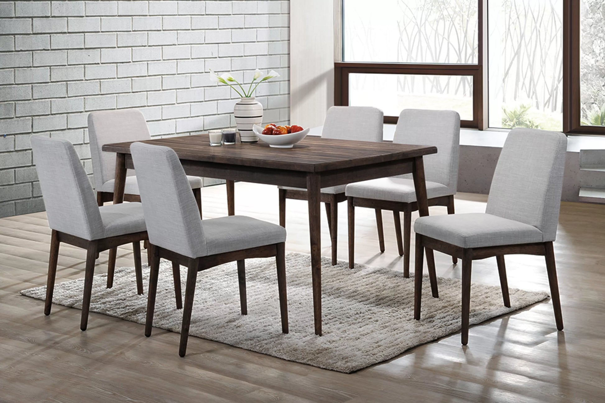 Modern Two-Chair-Style Dining Group — F2496