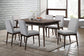 Modern Two-Chair-Style Dining Group — F2496