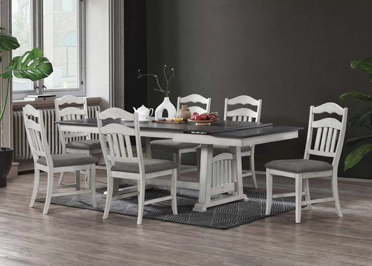 F2523 table with four F1798 dining chairs