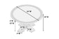 Round Pedestal Dining Group with Server — F2528-3