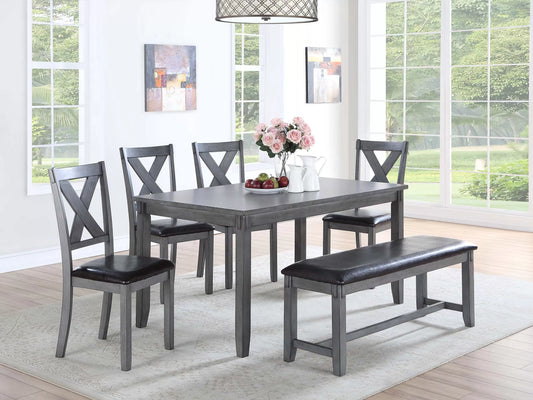 F2548 6-Piece Dining Set by Poundex