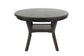 Gray Round Dining Group with Circle-Back Chairs