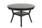 Gray Round Dining Group with Circle-Back Chairs