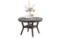 Gray Round Dining Group with Circle-Back Chairs